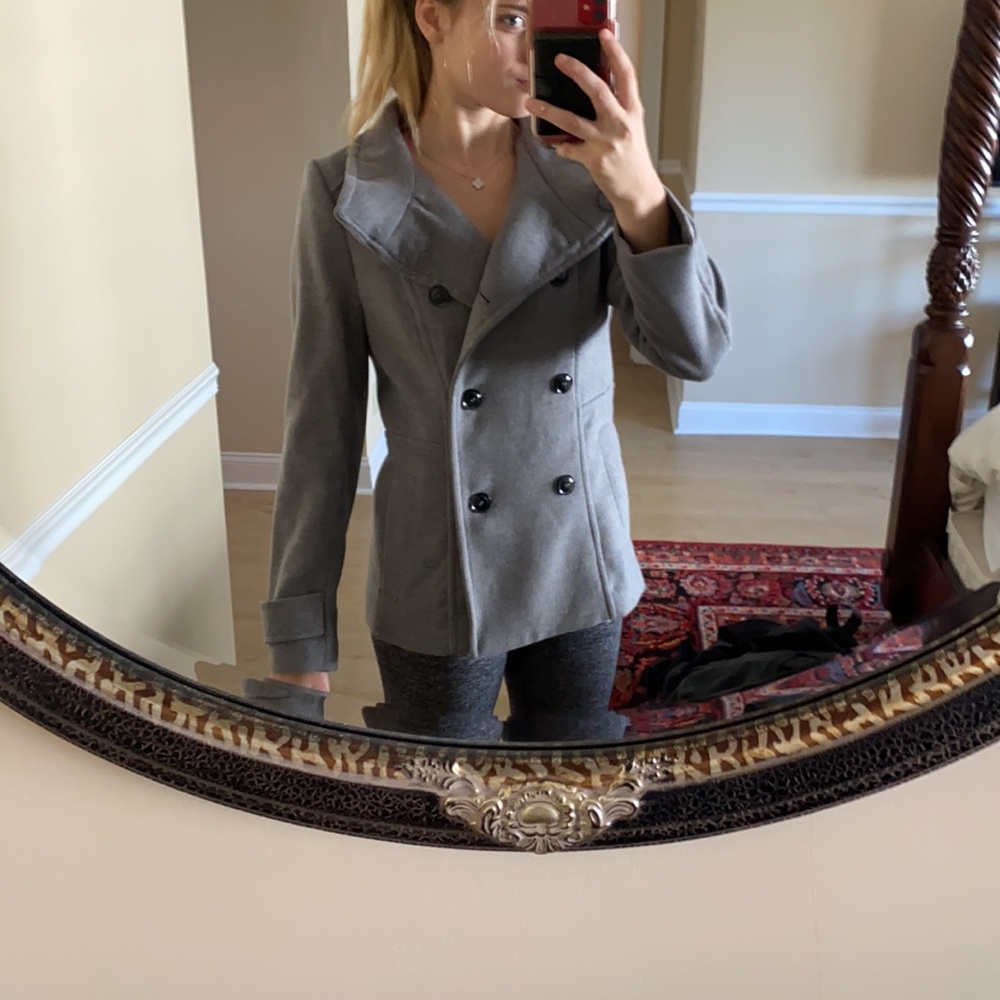 H&M Grey Pea Coat